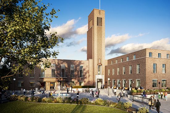 Hornsey Town Hall - Town Hall Square