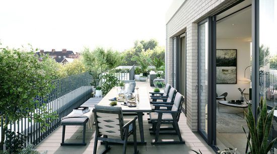 Duplex Terrace CGI